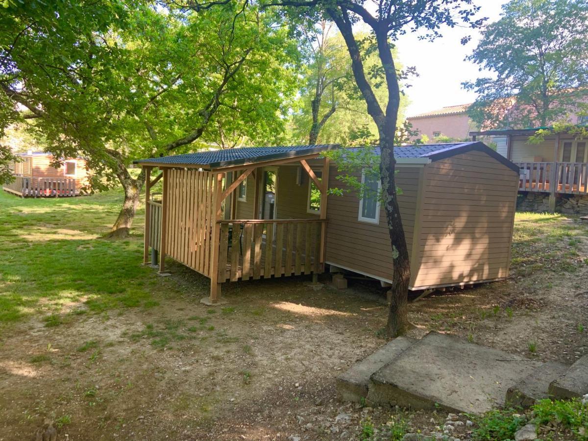 Camping Les Chenes Chauzon Bagian luar foto